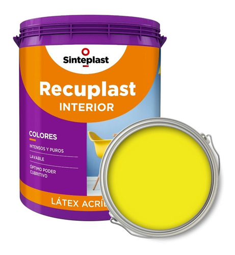 Pintura Latex Recuplast Interior / Colores / 1 Lt 