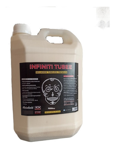 Imagen 2 de 6 de Liquido Anti Pinchaduras Tubeless Premium Mtb Motos X 5 L