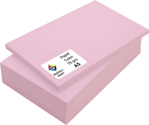 Resma Papel Color A5 X 500 Hojas 75 Grs 21 X 14,85 Agendas