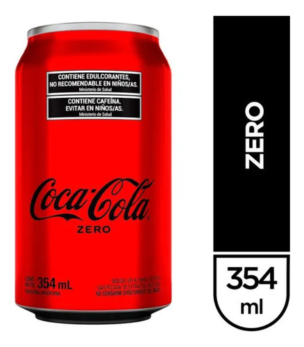 Combo Coca Cola Original X24 + Coca Cola Zero X24 Lata 354ml