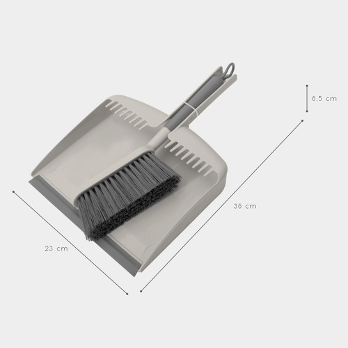 Kit Pá De Lixo De Mão Escova De Chão Ergonômico Para Limpeza