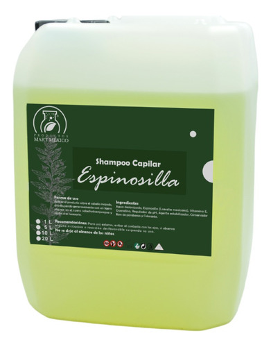  Shampoo Capilar De Espinosilla 20 Litros