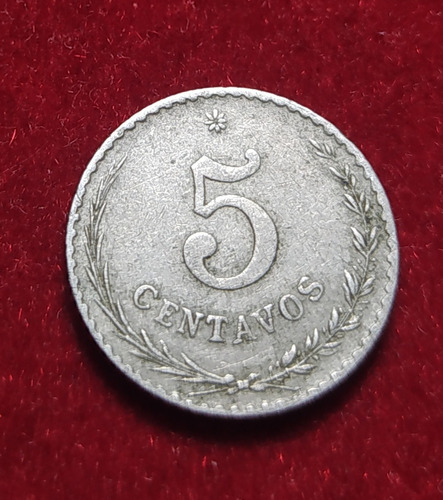 Moneda 5 Centavos Paraguay 1903 Rara Km 6 Oferta