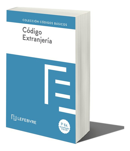 Codigo Extranjeria 2023, De Aa Vv. Editorial Editorial, Tapa Blanda En Español