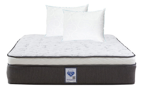 Colchón King Size Spring Air Lemans + 2 Almohadas De Osos