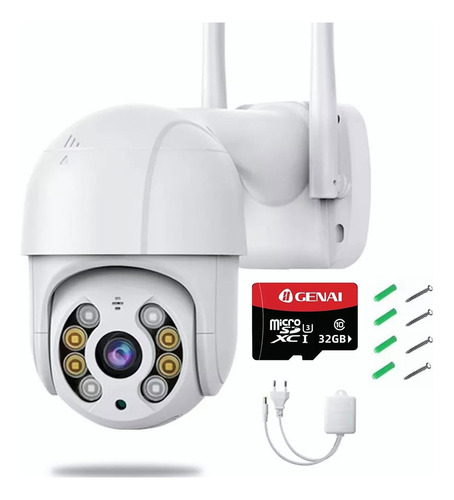 Câmera de segurança GN A8 Mini Lampada com resolução de 1080p branca
