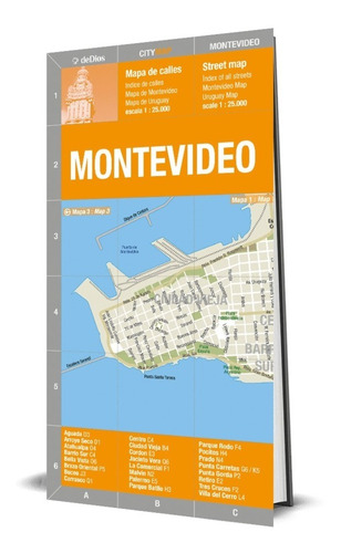 City Map Montevideo. De Dios Guías De Viaje.