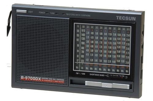 Rádio Receptor Tecsun R-9700dx Am Fm Stéreo Sw Multibanda