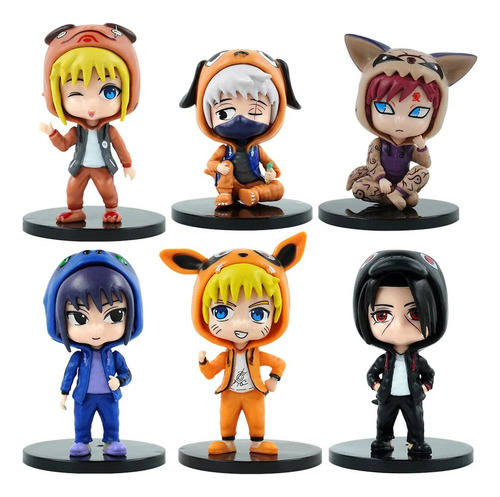 6 Modelos De Figuras De Acción De Naruto Kakashi Uchiha Itac