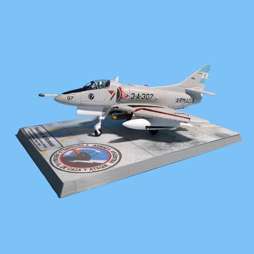 Avión A Escala Argentino Maqueta A-4 Q Skyhawk Coan Malvinas
