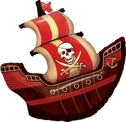 Globo De Barco Pirata 