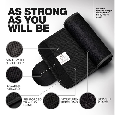 Activegear Cinturón Reductor De Cintura Para Soporte Lumbar
