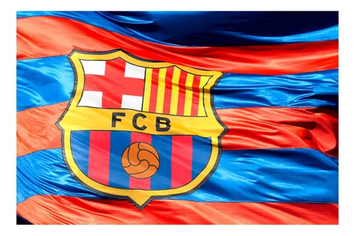 Bandera Fútbol Club Barcelona 1.50x90cm Barca Exterior Grand
