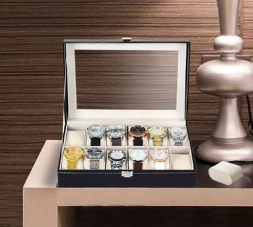 Organizador Para 12 Relojes Joyas
