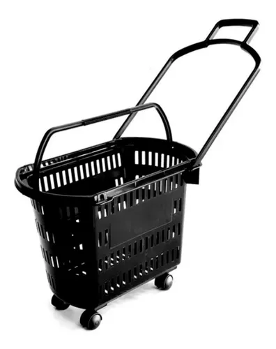 comprar 10 Carrinho Cesta P\u002F Compras Rodas Com Alças Mercado E Lojas