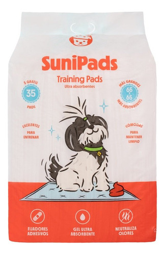 Sunipet® Sabanillas Training Pads 65x65cm 35 Unidades