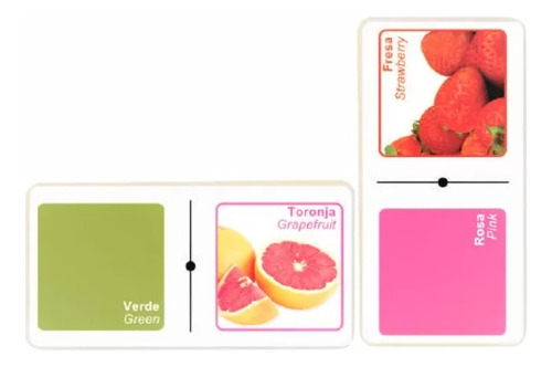 Dominó Colores Y Frutas - Material Didáctico