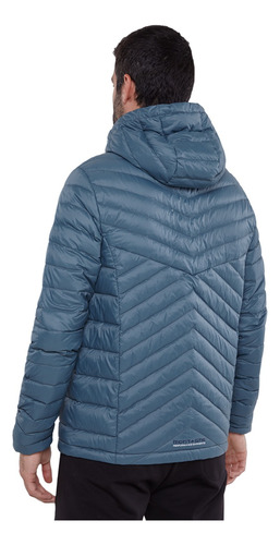Campera De Pluma Montagne Hombre Neegan Con Capucha Duvet