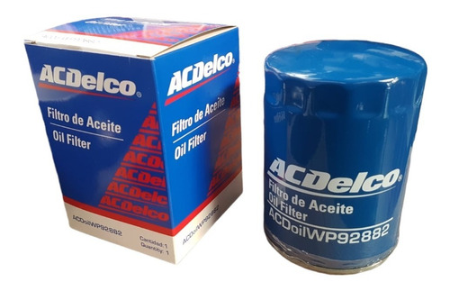 Filtro De Aceite Acdelco Wp92882 Chevr/luv 2800 Turbo Diesel