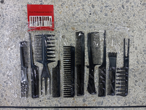 Set De Peines Para Peluquería