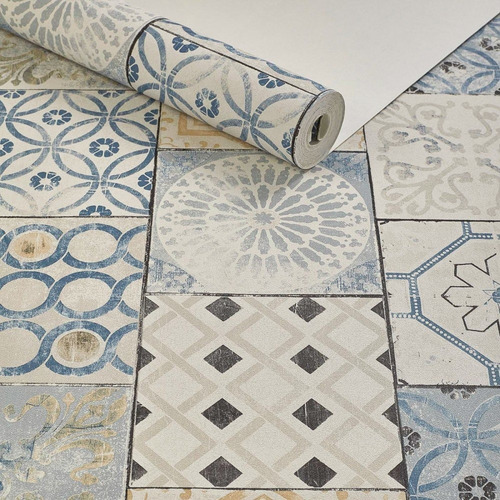 Imagem 1 de 3 de Papel De Parede Importado Vinilico Lavavel Para Cozinha