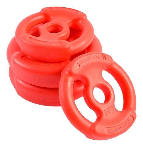 Discos Pesas Sol Recubiertos 5 Kg Gym Sport Maniac Fitness