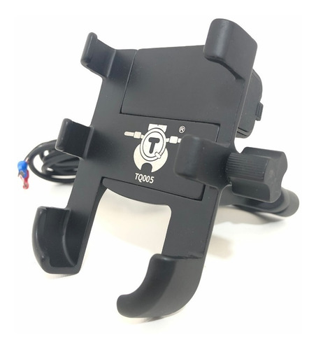 Suporte Celular Alumínio Para Motos 360º Com Carregador Usb!