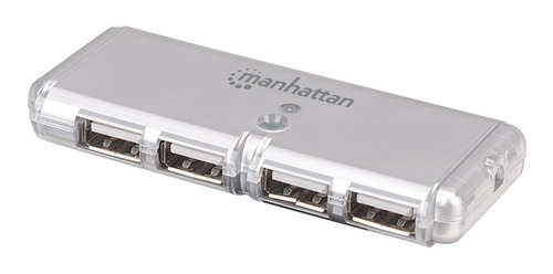 Mini Hub Usb 2.0 4 Puertos Manhattan 160599