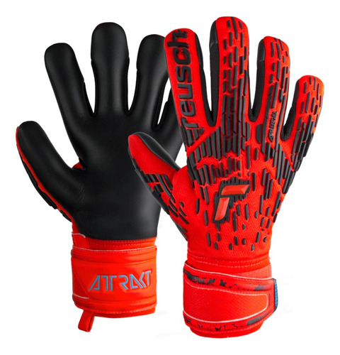 Guantes Reusch Profesional Attrackt Freegel Silver Naranja 