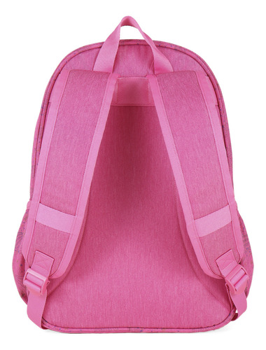 Mochila Para Niñas Porta Laptop En Textil Color Rosa Cloe