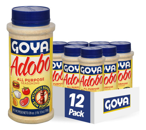 Foods Adobo - Condimento Multiusos Sin Pimienta, 28 Oz (p