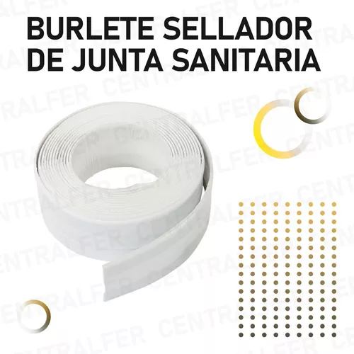 Burlete Geko Sellador De Junta P/bañera Impermeab 22mmx2,4m