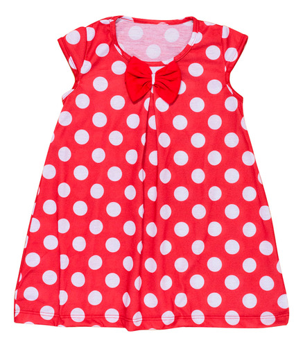 Vestido Bebe Menina Lacinho Bolinha Fantoni Tam P Ao G