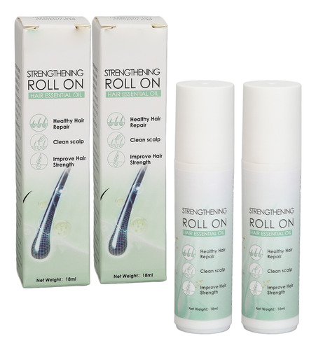 Sérum Para El Crecimiento Del Cabello Roll On, 2 Unidades, A