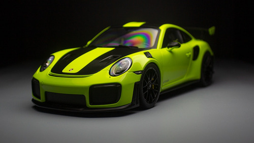 Porsche 911 Gt2 Rs (991) Weissach Package 1/18 Autoart Pts Acid Green