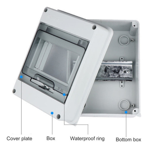 La Caja De Disyuntores Pc Ip65 Es Impermeable En 5 Rutas