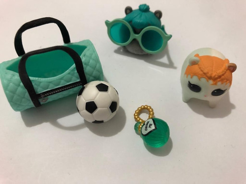 Boneca Lol Pets Rolls Trouble Squeaker Hamster Ultra Raro