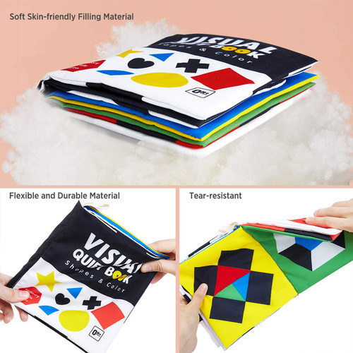 Libros De Tela En Blanco Y Negro Para Bebés