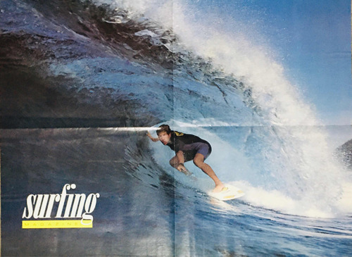 Poster Surf Charlie Kuhn, Cave Rock Barrel Surfing Magazines