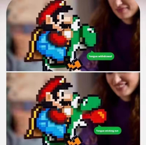 Blocos De Montar Super Mario Yoshi - 1215 Pçs 1215 Super Mario Yoshi