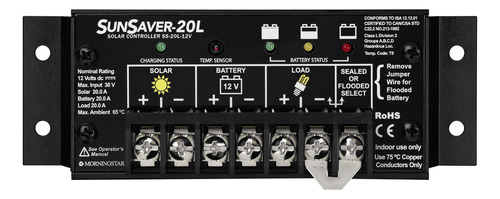 Morningstar Ss-20l-12 v Sunsaver-20 amp Lvd