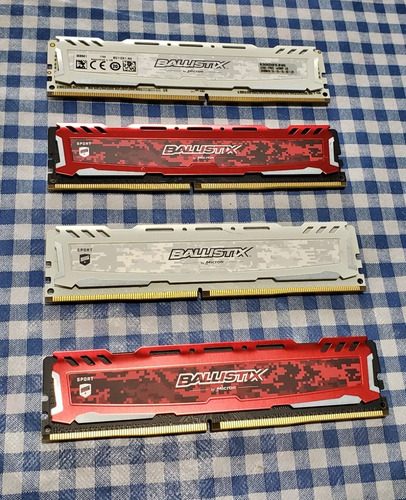 Memória Ram 4gb Ddr4 2400mhz- Crucial Ballistix Sport