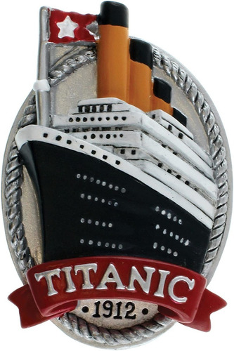 Iman Decorativo Titanic 1912 Imán De Nevera