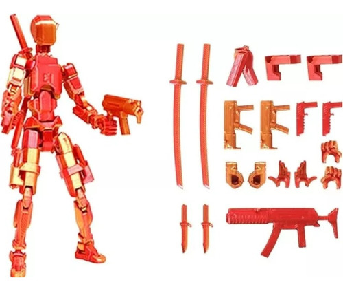 Qk Figuras Acción T13 Ensambladas, 3d