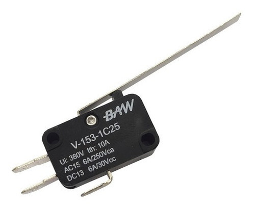 Microswitch Por Palanca Larga Baw V-153-1c25 C