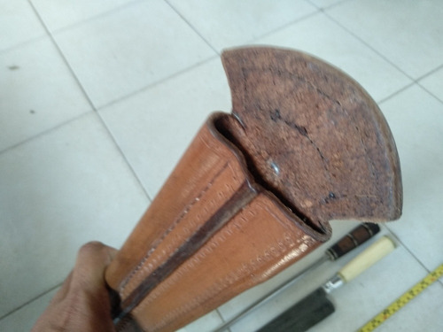 Imagen 4 de 7 de Cuchillo Criollo Con Vaina Y Chaira Nuevos.