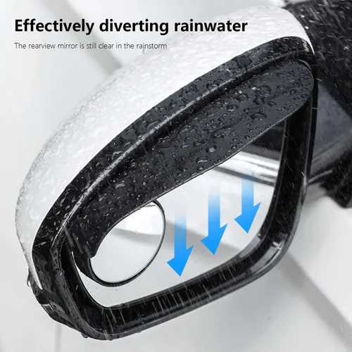 Protector De Lluvia Lateral Con Espejo De Punto Ciego For S | Meses sin ...