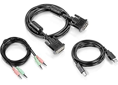 Trendnet 6 Ft. Dvi I Usb And Audio Kvm Cable Kit Tk Cd06