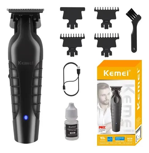 Kemei Máquina de Cortar Cabelo Acabamento Pezinho Barba Kemei KM-2299