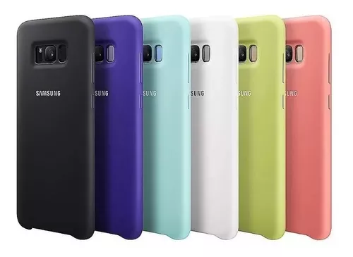 SIDA Articulación Anunciante Funda Samsung Silicone Cover S8 S8 Plus + Vidrio Liquido